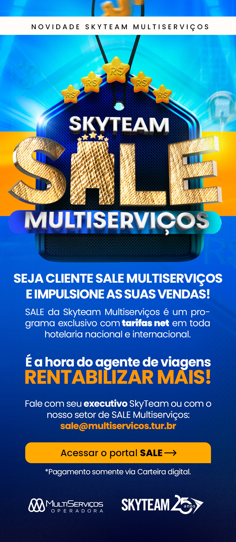 Teaser SkyTeam Sale MultiServiços